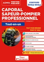 Concours Caporal Sapeur-pompier professionnel - Catégorie C - Concours 2023-2024, Concours externe et concours externe réservé aux sapeurs-pompiers volontaires (SPV) - Concours 2023-2024