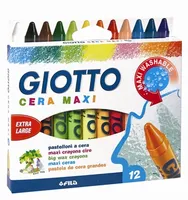 12 maxi crayons cire