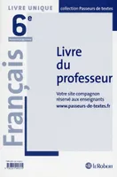 Français 6ème Professeur - Passeurs de textes (Cycle 3) -2016