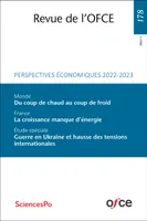Revue de l'OFCE N° 178 (2022/3), Perspectives économiques 2022-2023
