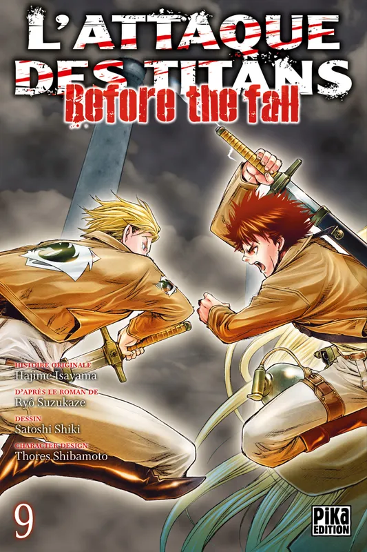 Livres Mangas Seinen 9, L'Attaque des Titans - Before the Fall T09, Before the fall Satoshi Shiki
