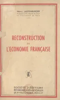 Reconstruction de l'économie française