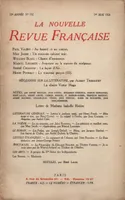 La Nouvelle Revue Française N' 152 (Mai 1926)
