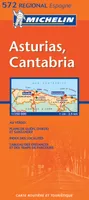 Régional Espagne, 15250, ASTURIAS,CANTABRIA 2003 AU 1/250 000