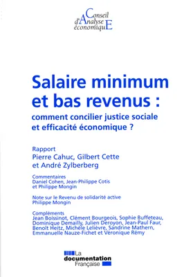 Salaire minimum et bas revenus, comment concilier justice sociale et efficacité économique ?