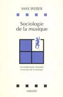 Sociologie de la musique, les fondements rationnels et sociaux de la musique