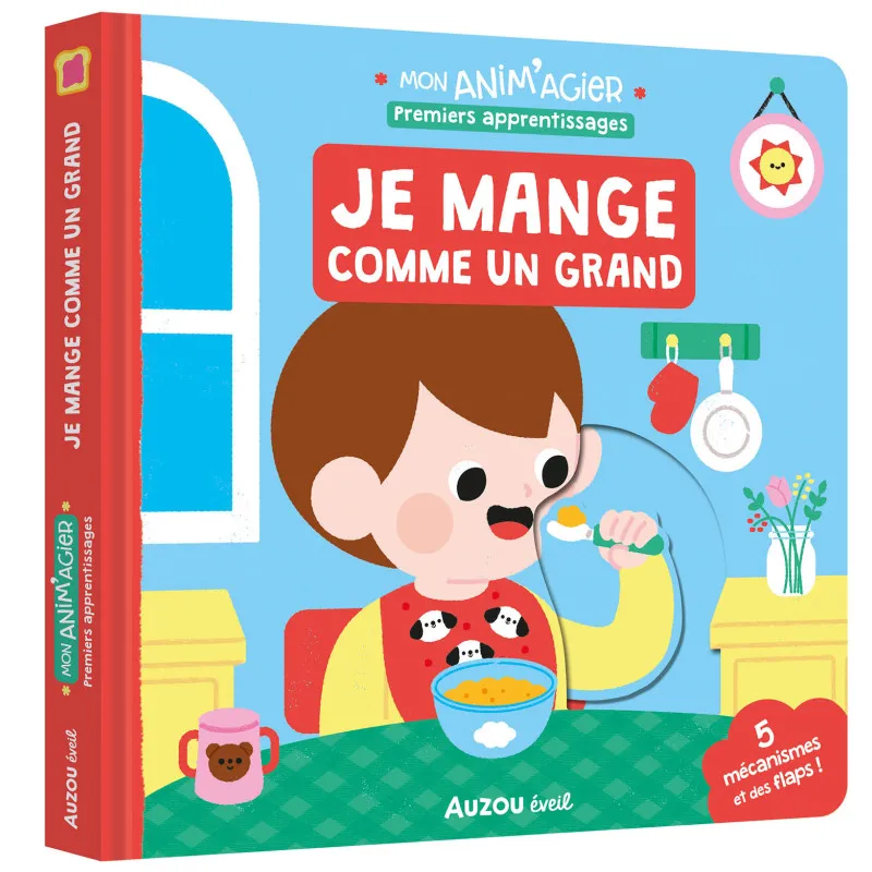 Livres Jeunesse Les tout-petits Albums animés et pop-up Je mange comme un grand Clémentine Derodit