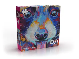 Colorful Raccoon - Puzzle 1000 pièces
