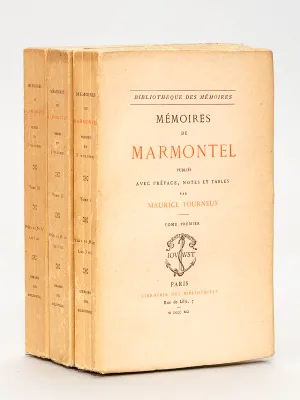 Mémoires de Marmontel (3 Tomes - Complet)