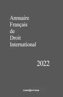 Annuaire Français de Droit International 68 - 2022