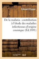 De la malaria : contribution à l'étude des maladies infectieuses d'origine cosmique, à l'occasion, de l'endémo-épidémie grave d'aérotellurisme protéiforme de 1889-1890, dans la commune de Ménerville