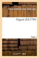 Organt. Tome 1 (Éd.1789)