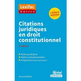 Citations juridiques en droit constitutionnel, 3e édition