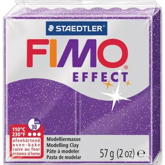 Fimo Effect - Pailleté violet