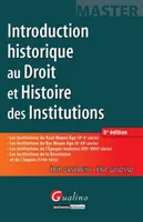 Introduction historique au droit et histoire des institutions