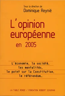 L'opinion européenne en 2005