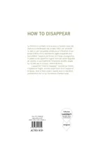 Livres Arts Catalogues d'exposition How to disappear, [exposition, avignon, collection lambert, 25 septembre 2021-2 janvier 2022] Stéphane Ibars