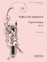 Caprice basque, op. 24. violin and orchestra. Réduction pour piano avec partie soliste.