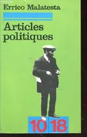 Articles Politiques . Textes Réunis et Présentés Par Ismaël Renof, autobiographie