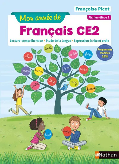 Livres Scolaire-Parascolaire Primaire Mon année de Français - Fichier élève 1 - CE2 - 2019 Françoise Picot
