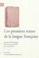 Les Premiers textes de la langue française, Serments de Strasbourg, Poème de Sainte Eulalie, Sermon sur Jonas