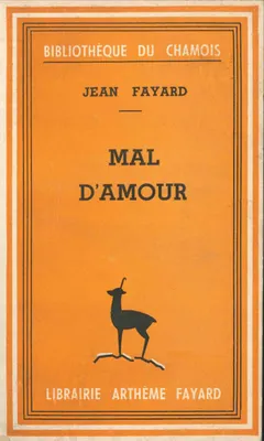 Mal d'amour, Prix Goncourt 1931