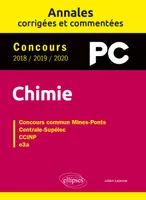 Chimie, Concours pc 2018, 2019, 2020