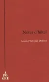NOTES D'HOTEL