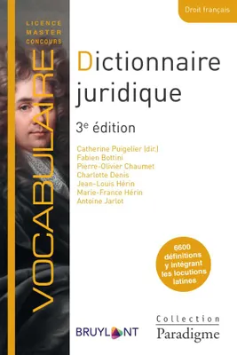 Dictionnaire juridique, Définitions, explications et correspondances