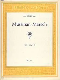 Mussinan-March A major, Piano.