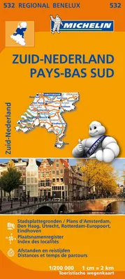 Régional Benelux, 532, Carte Régionale Zuid-Nederland / Pays-Bas Sud
