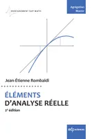 ÉLÉMENTS D’ANALYSE RÉELLE, 2e édition