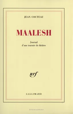 Maalesh, Journal d'une tournée de théâtre