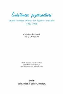 Substances psychoactives, Études menées auprès des lycéens parisiens 1983-1998