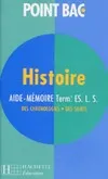 Histoire. Aide, aide-mémoire, term. ES, L, S