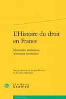 L'histoire du droit en France, Nouvelles tendances, nouveaux territoires