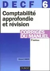 DECF, annales 2005, 6, Comptabilité approfondie et révision - DECF 6 - 6ème édition - Corrigés du manuel, DECF 6