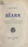 Béarn, Poèmes précédés d'une étude par Madame Andrée Martignon