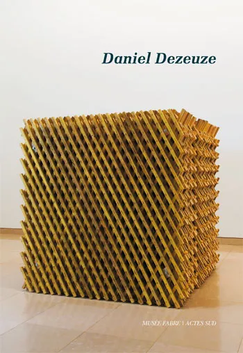 Livres Arts Catalogues d'exposition DANIEL DEZEUZE, Rétrospective Sylvain Amic, Daniel Dezeuze, Musée Fabre