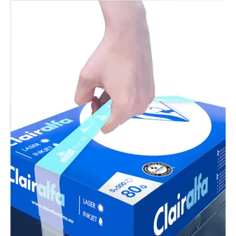 Ramette de 500 feuilles de papier Clairalfa blanc - A4 - 80 g/m²
