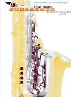 Blue Monk, Medium Slow Blues. 4 saxophones (AATBar/SATBar). Partition et parties.