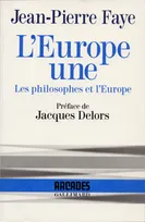 L'Europe une, Les philosophes et l'Europe