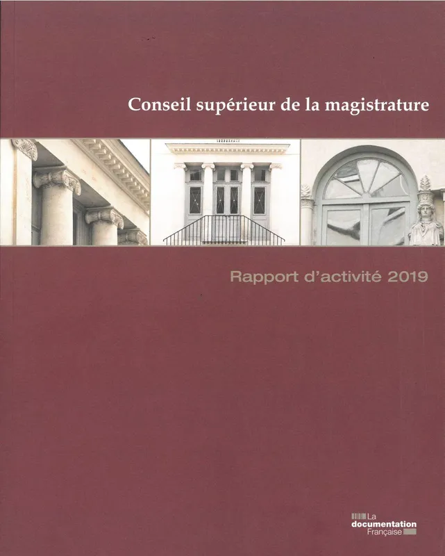 Livres Sciences Humaines et Sociales Sciences politiques Rapport d'activité 2019 du conseil supérieur de la magistrature Conseil Superieur Magistrature