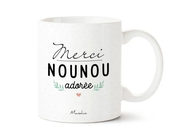 Merci Nounou adorée Mug Mug