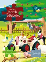 Mon livre puzzle de véhicules - 6 histoires, 6 puzzles, 6 histoires, 6 puzzles