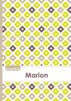 Le carnet de Marion - Lignes, 96p, A5 - Carré Poussin Gris Taupe