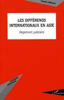 Les différends internationaux en Asie, Règlement judiciaire