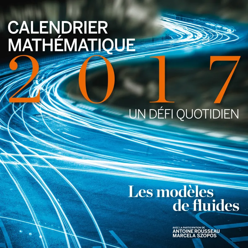 Livres Sciences et Techniques Mathématiques Calendrier mathématique 2017 - Un défi quotidien, Les modèles de fluides Rousseau, Antoine