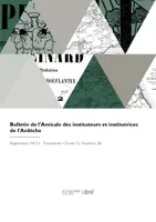 Bulletin de l'Amicale des instituteurs et institutrices de l'Ardèche