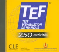 Cd audio tef 250 activites, Test d'évaluation de français